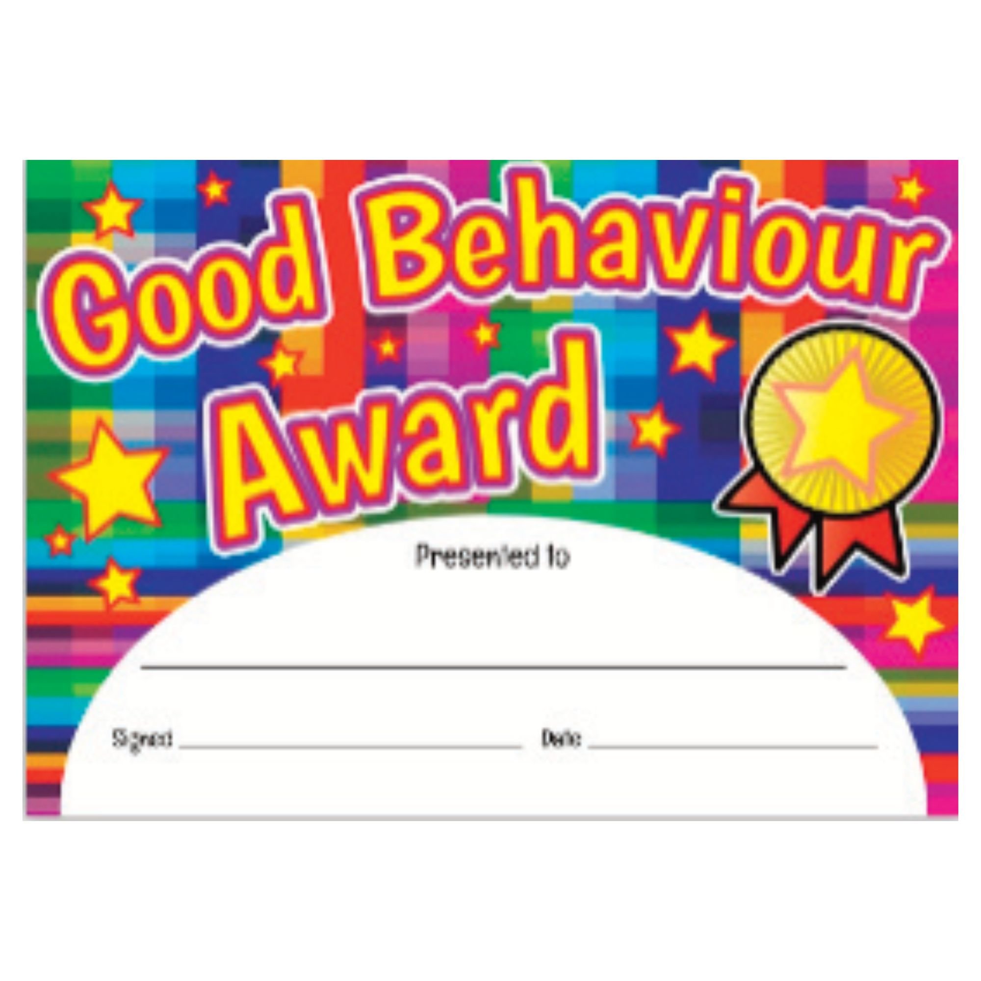 Award Certificates - Good Behaviour (20)
