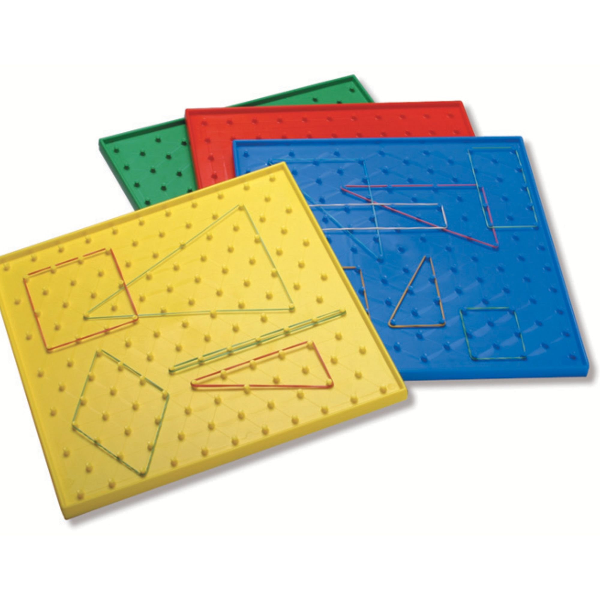 Geo/Pin Boards Assorted Colourl (6 piece)