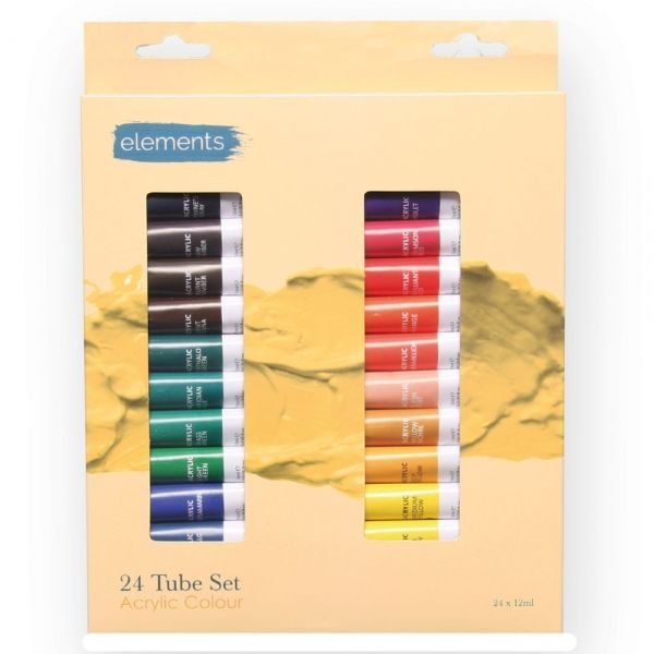 Elements Acrylic Colours (24)