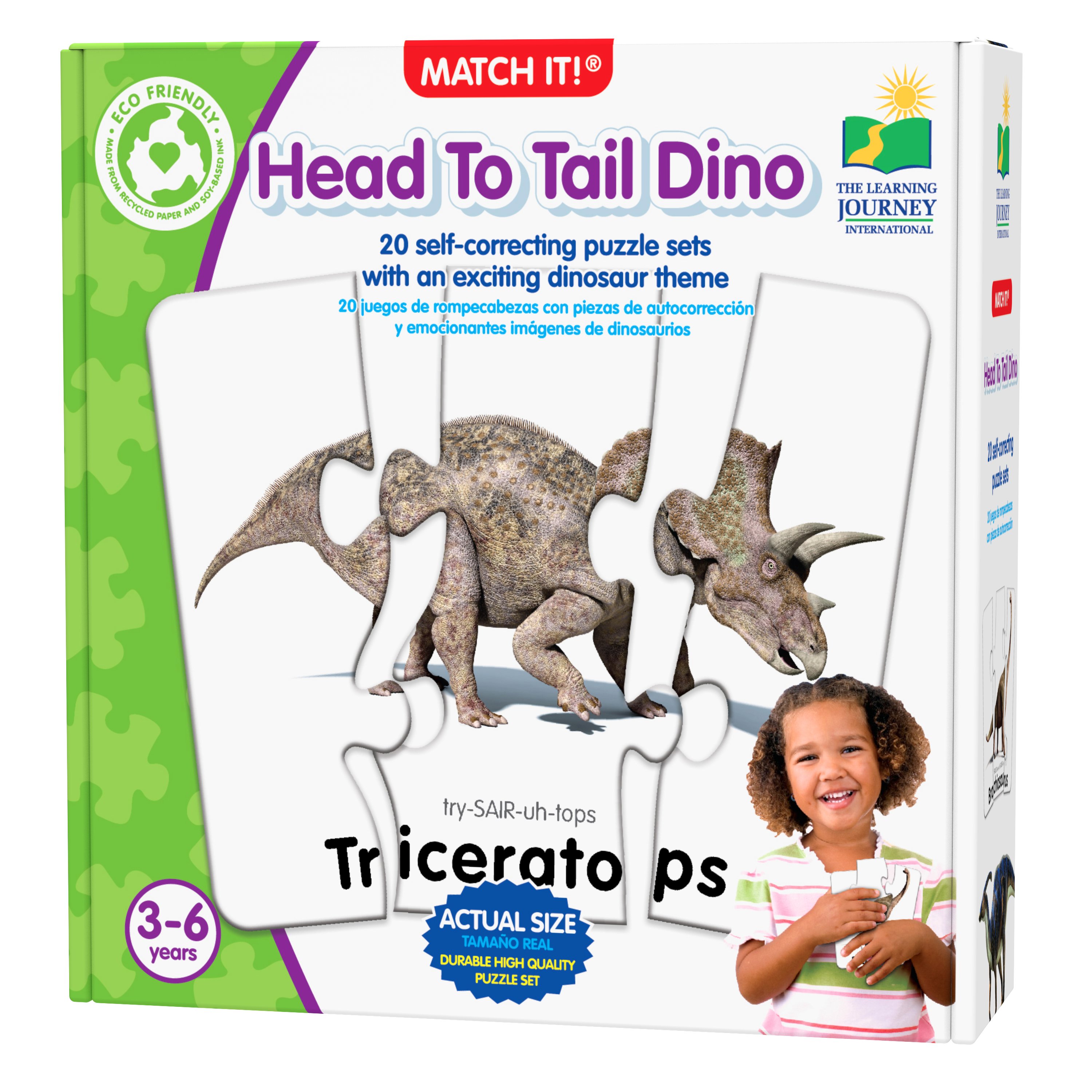 Match It! Head To Tail Dinos