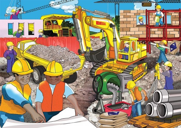 Wooden Jigsaw - Excavator (36 Pieces)