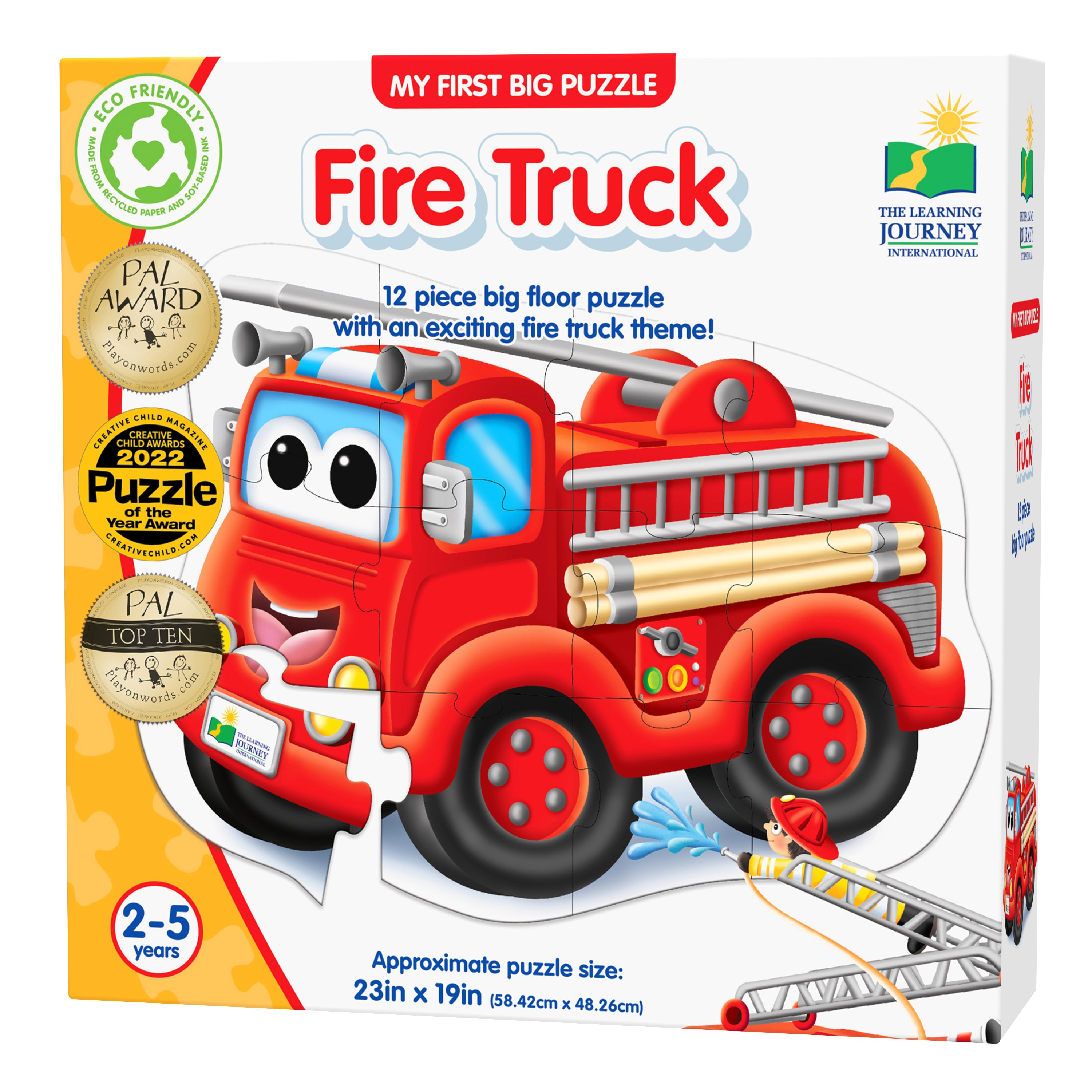 My First Big Puzzle - Fire Truck Floor Puzzle (12 piece)