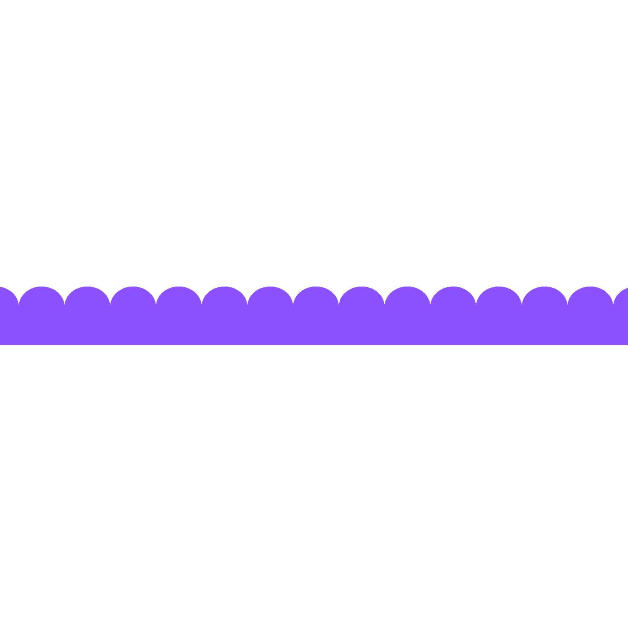 Scalloped Trimmer - "Vibrance" Purple (12m)