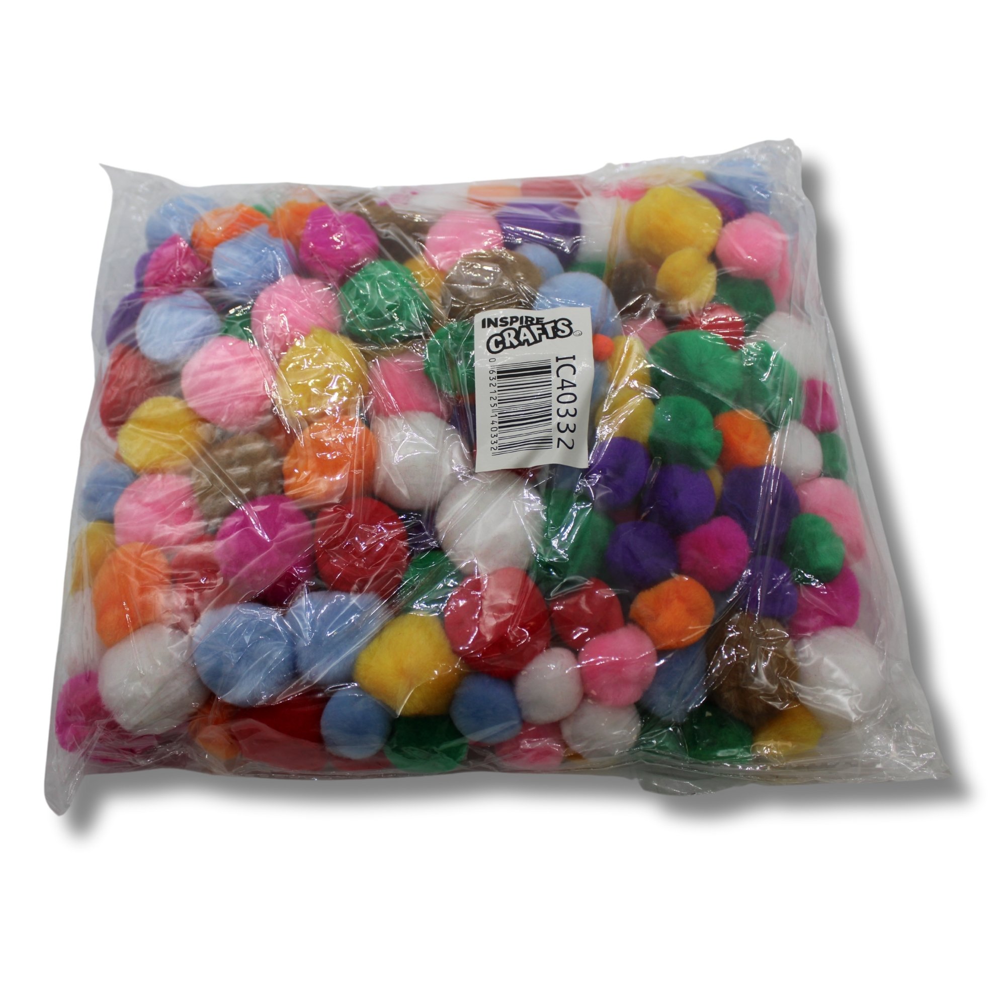 Pom Poms - Bumper Pack 25mm & 40mm (200 piece)