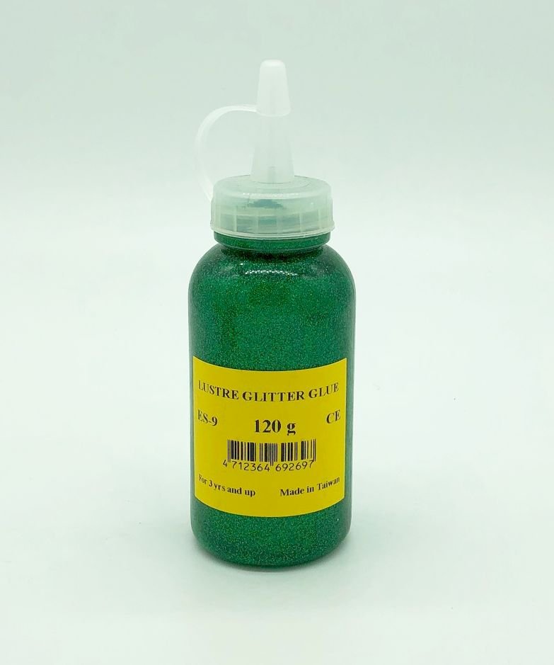 Glitter Glue Green 120g
