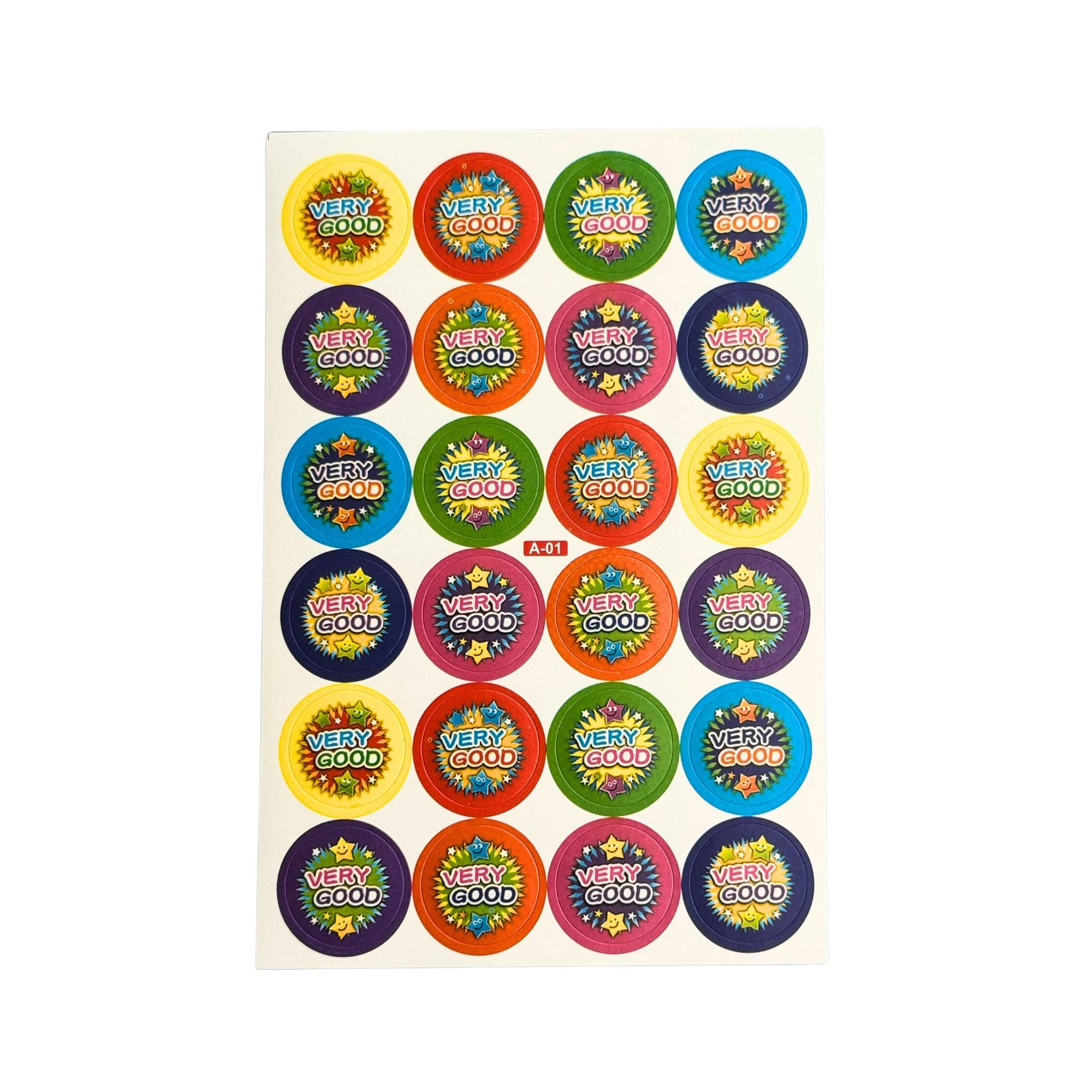 Very Good Stars Stickers - Size 20mm (240 pack)