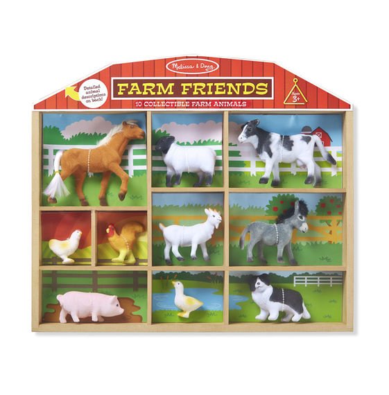 Farm Friends Figures 4.5cm (10 Piece)
