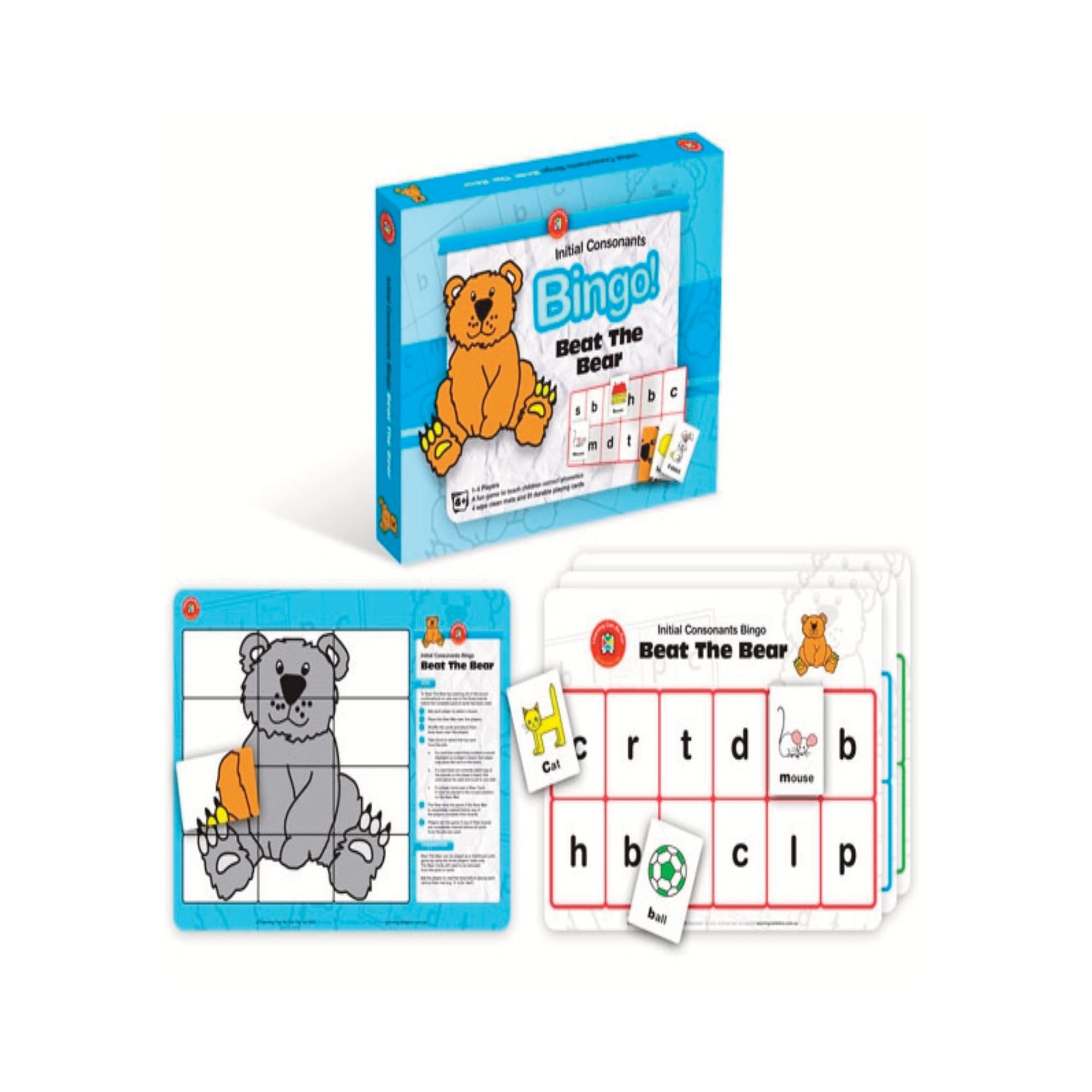 Bingo Game - Beat The Bear (Intial Consonant)