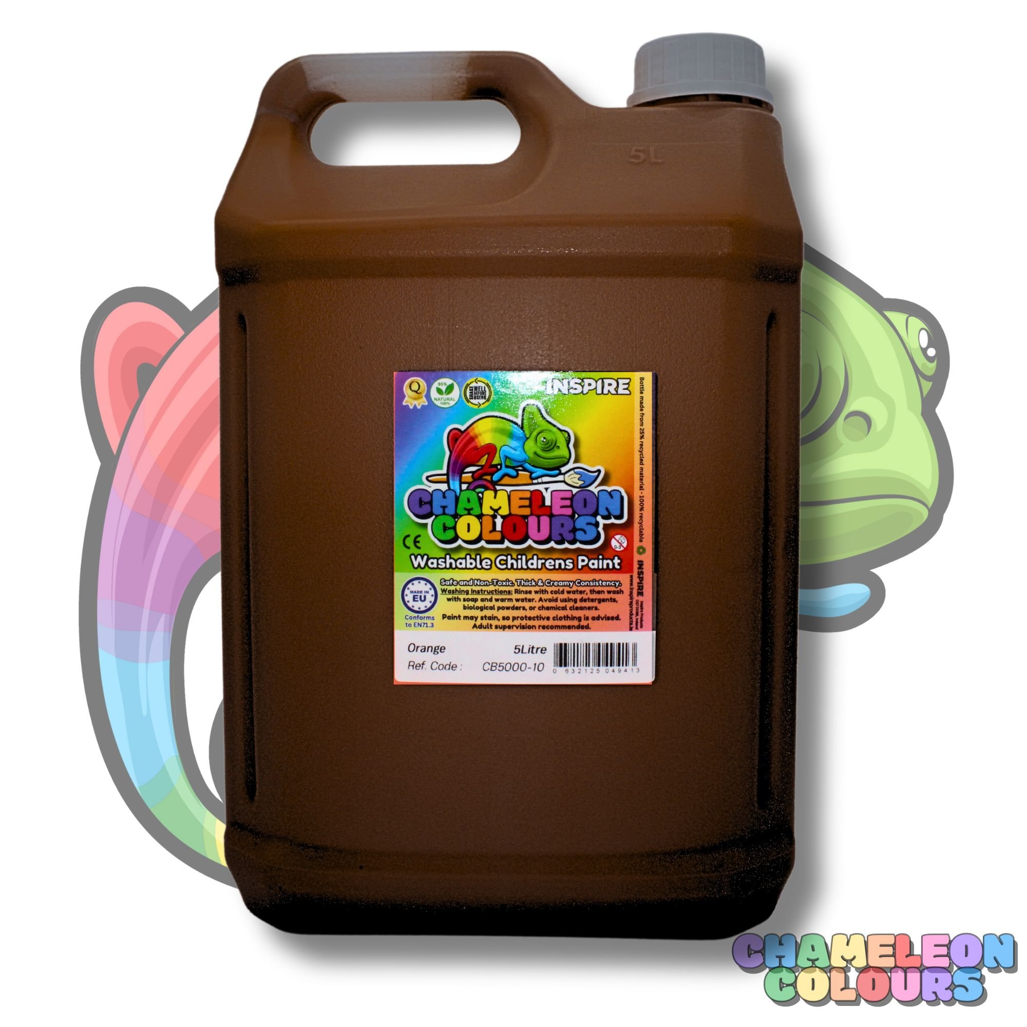 Washable Poster Paint 5000ml - Burnt Sienna