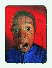 Wooden Tray Emotions Puzzle - Fear