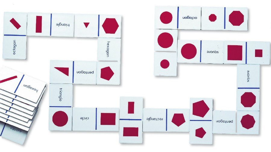 Name the Shape Dominos