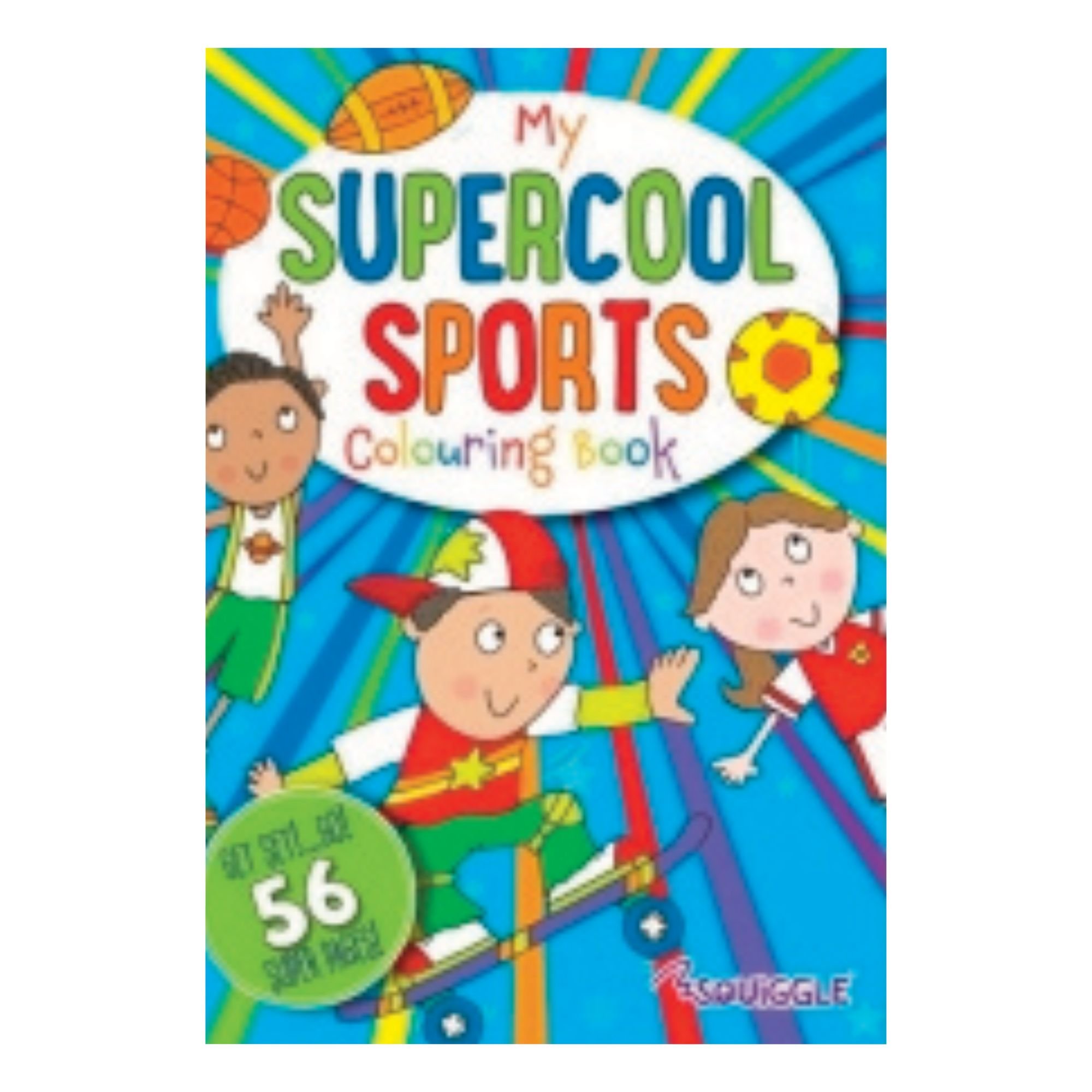 Cool Sports colouring book