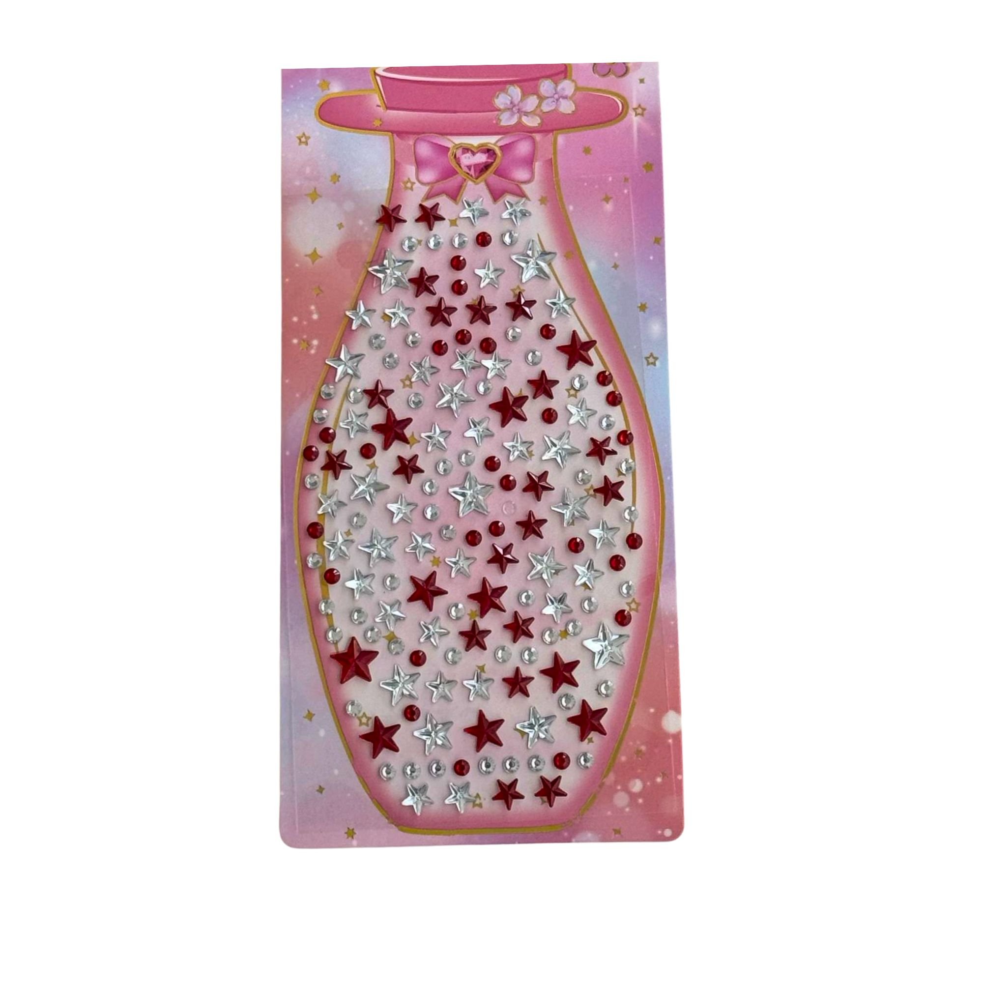 Crystal Gems - Self Adhesive Star Gem Set (Red)