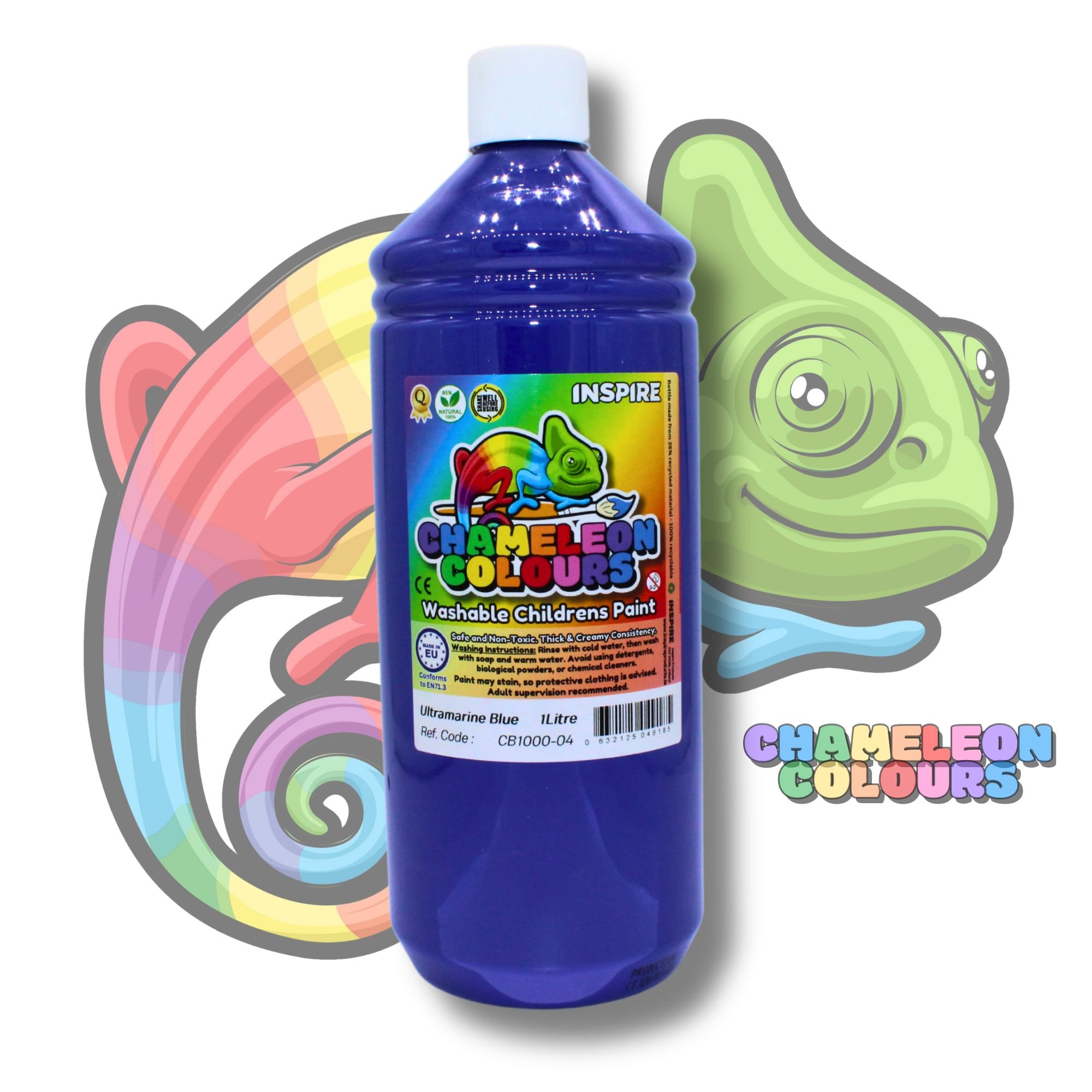 Washable Poster Paint 1000ml - Ultramarine Blue
