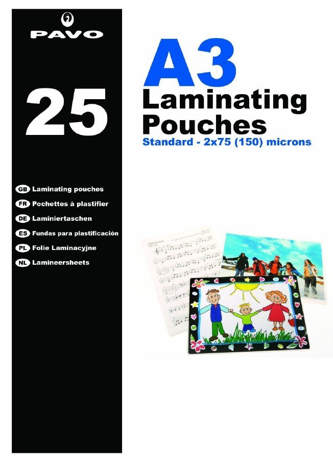 A3 Laminating Sheets  -  150g