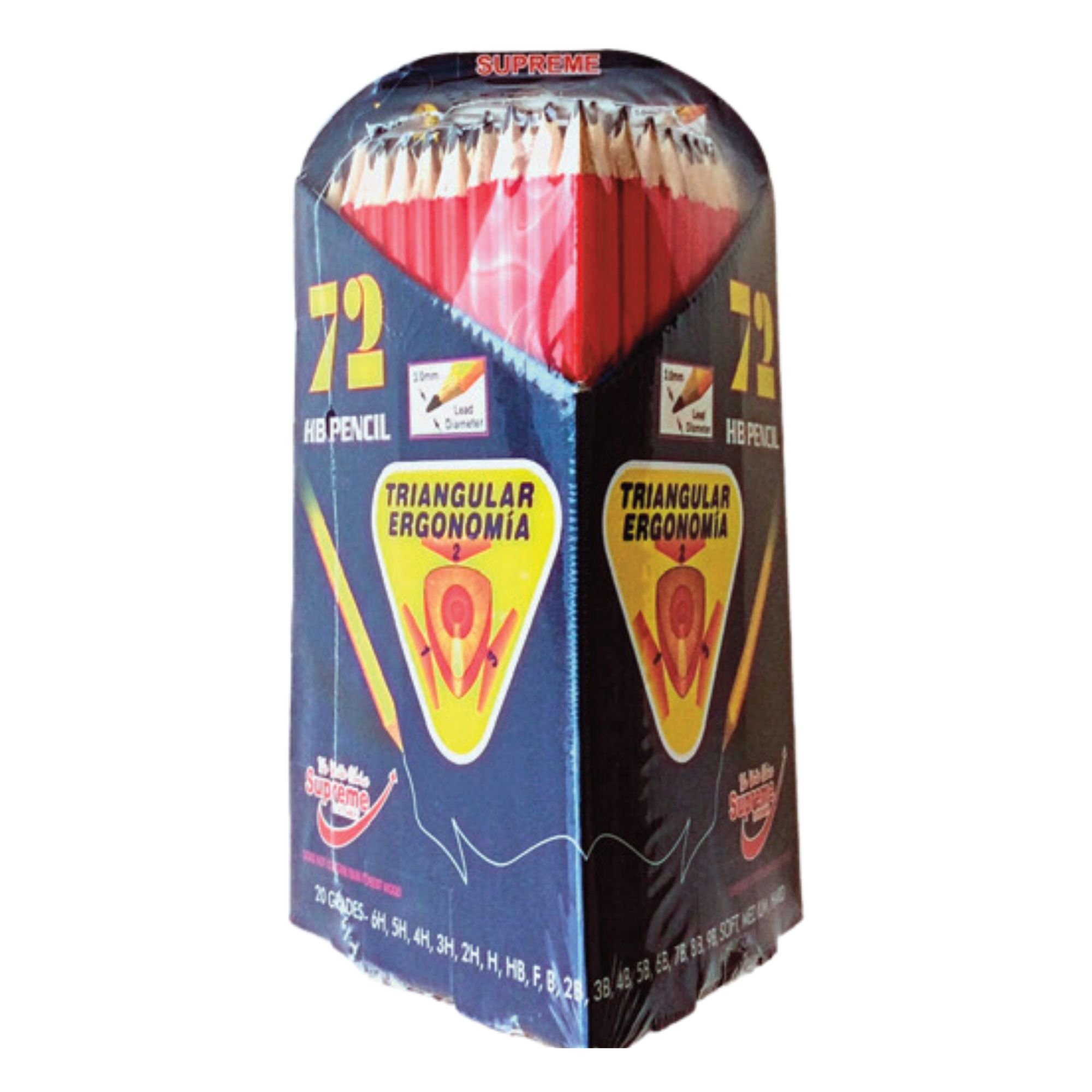 Jumbo Triangular HB Pencils (72)