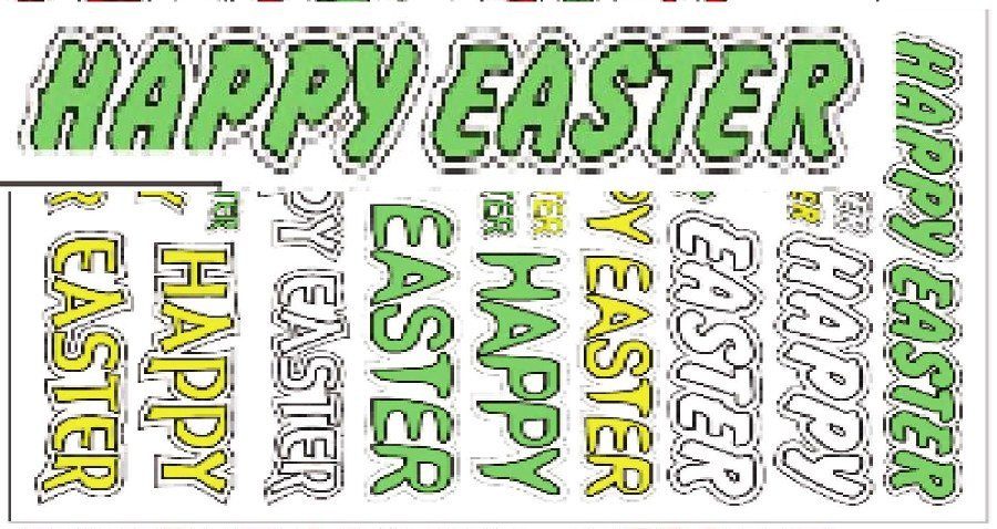 Seasonal Stickers - Easter (54 pieces)