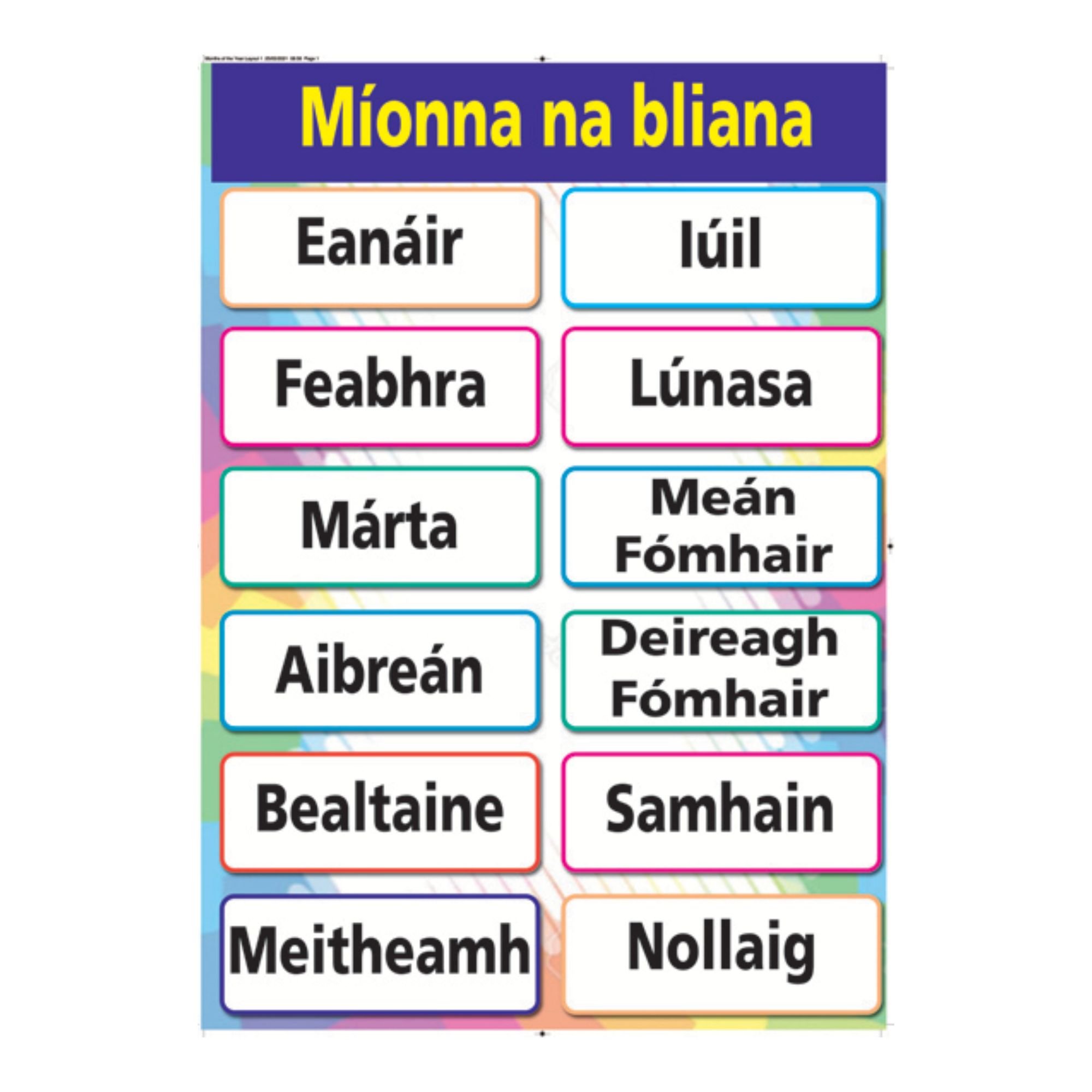 Poster - Mionna na Bliana