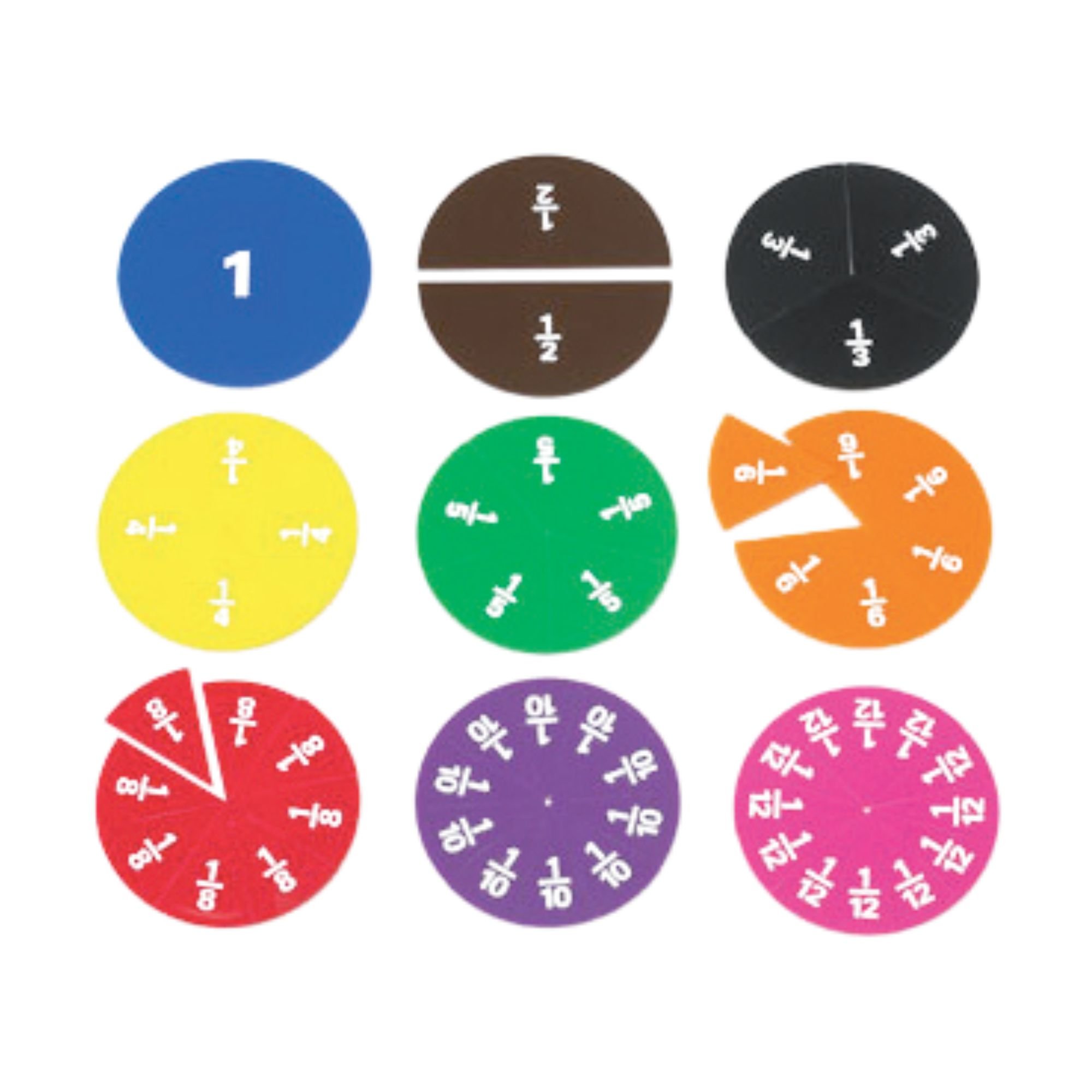 Fraction Circles Printed