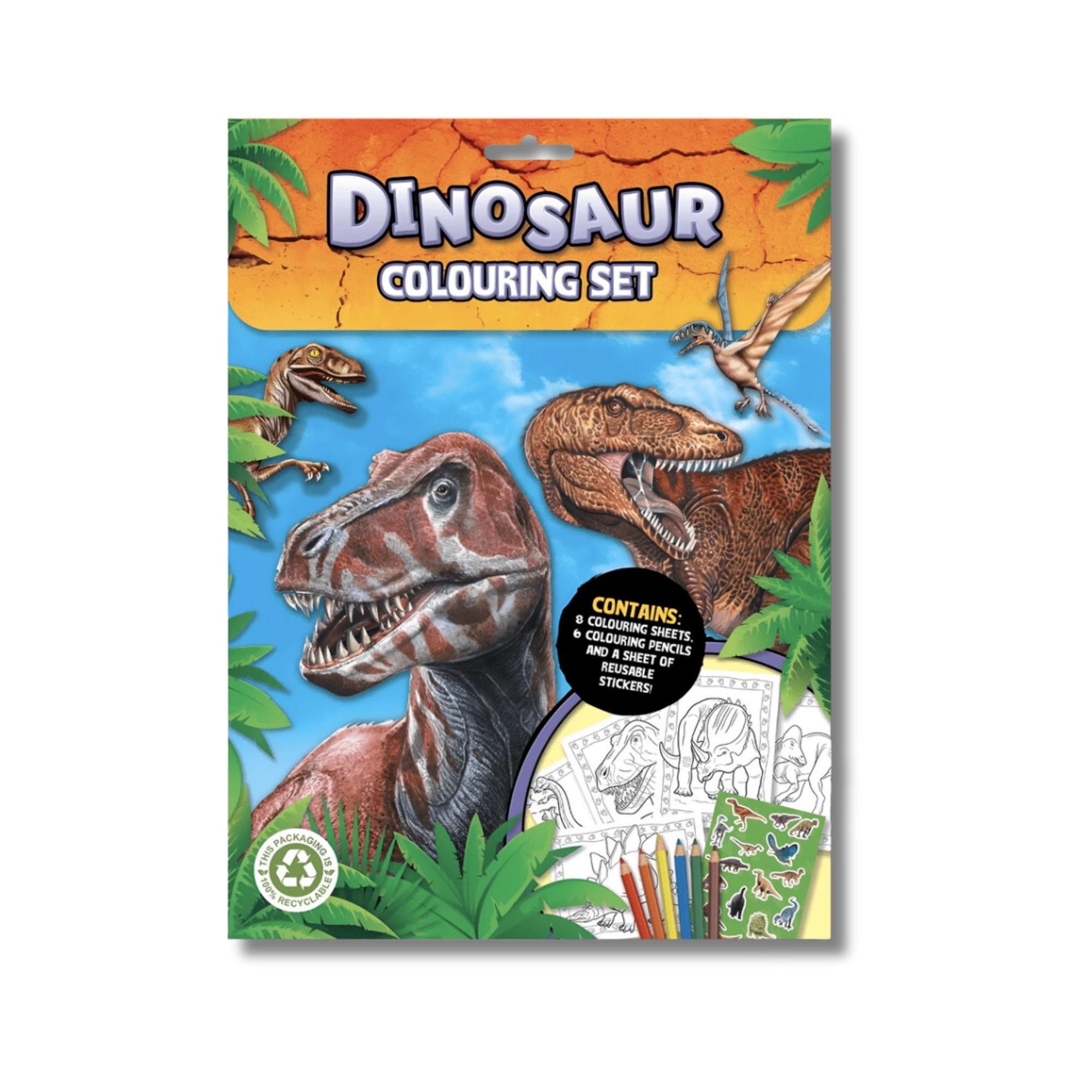 Colouring Set- Dinosaur 