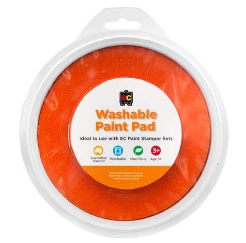 Washable Ink/Paint Pad Orange