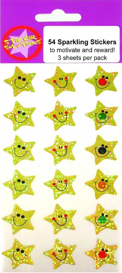 Motivational Stickers - Gold Stars (54)