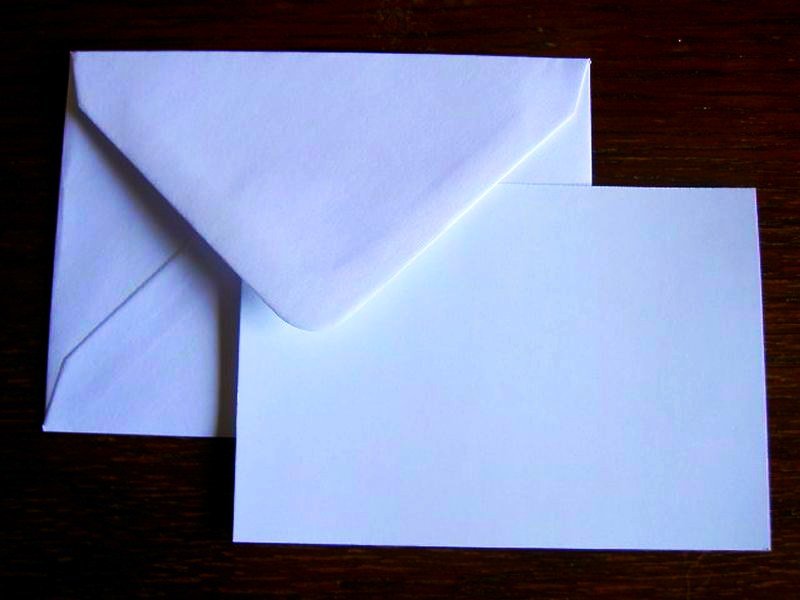 Blank Cards & Envelopes A5 - White (25)