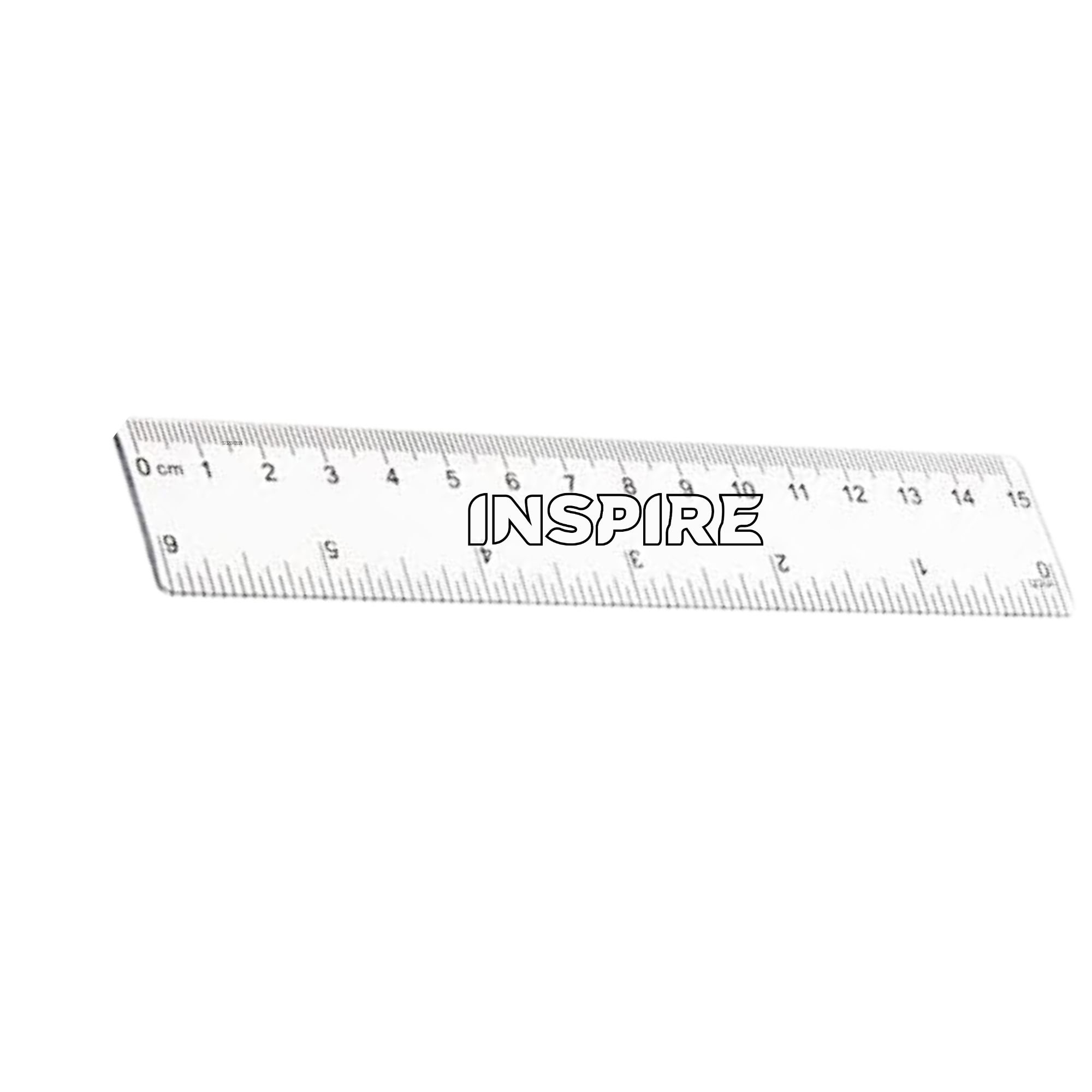 Plastic Ruler (10) 15CM 6 ''