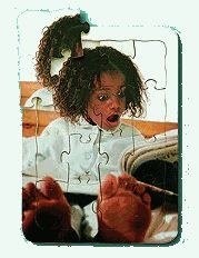 Wooden Tray Emotions Puzzle - Surprised Girl