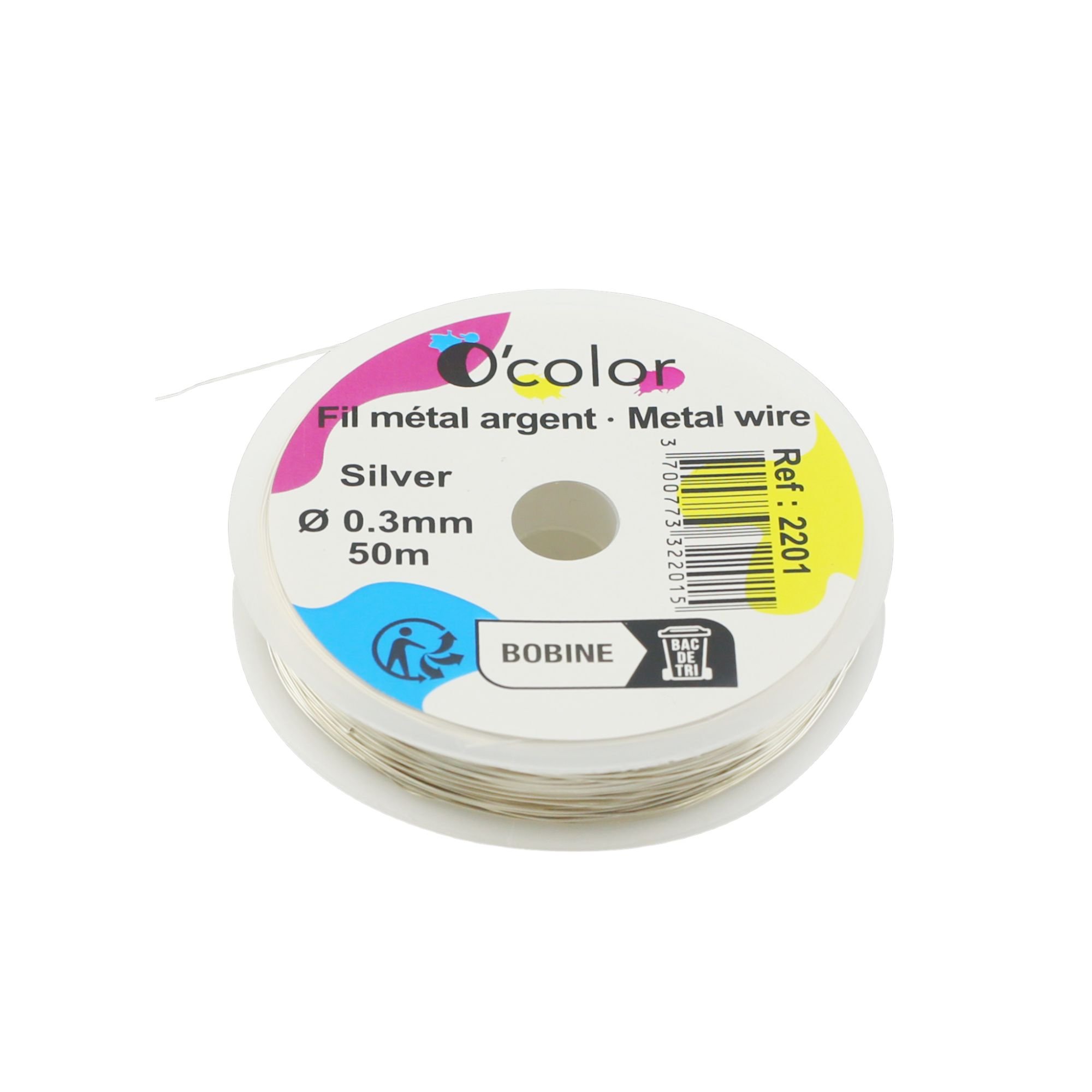 Silver Metal Wire - 40m (4mm)