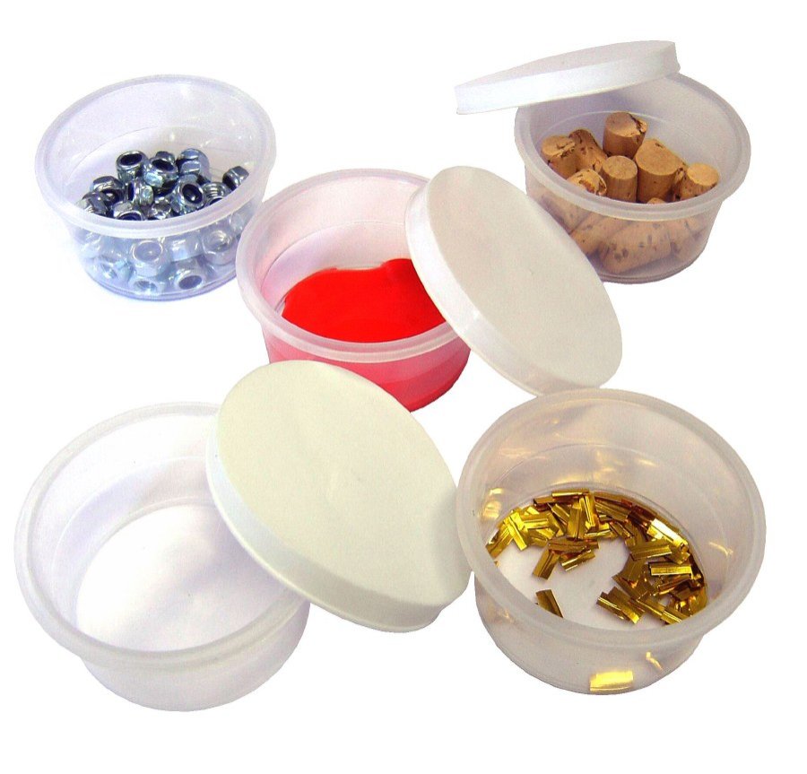 Mini Pots with Lids (12 pack)