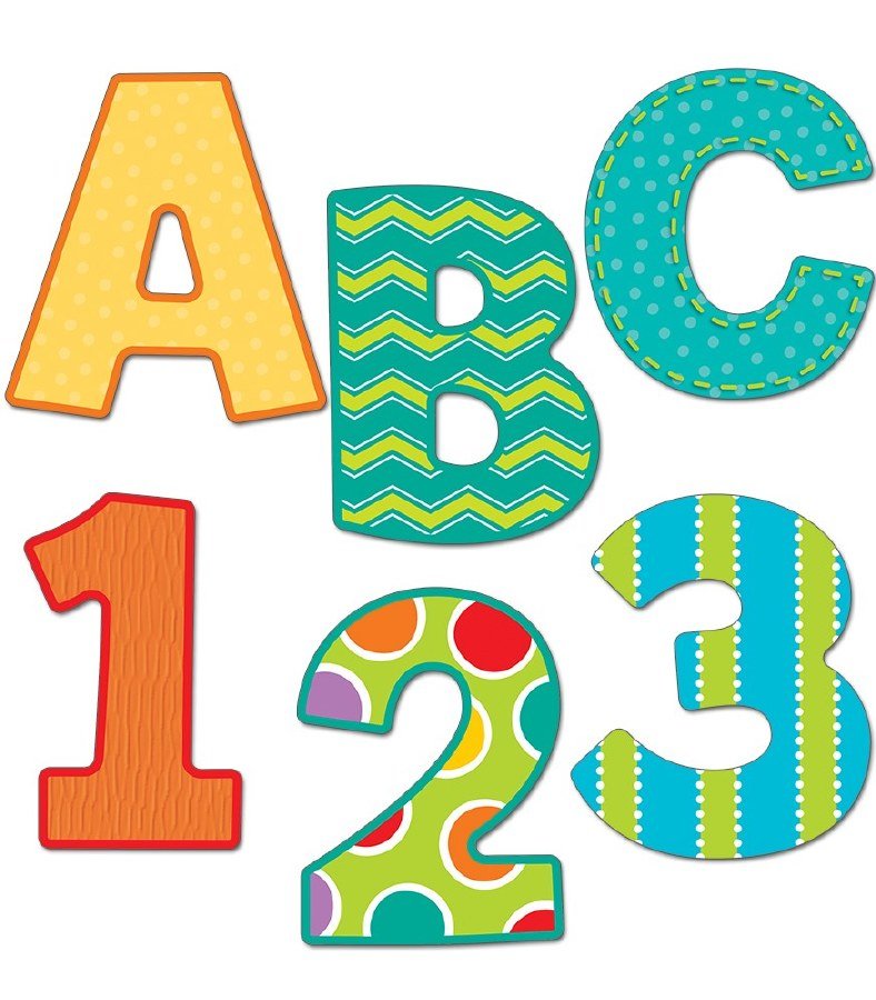 4" Letters & Numbers