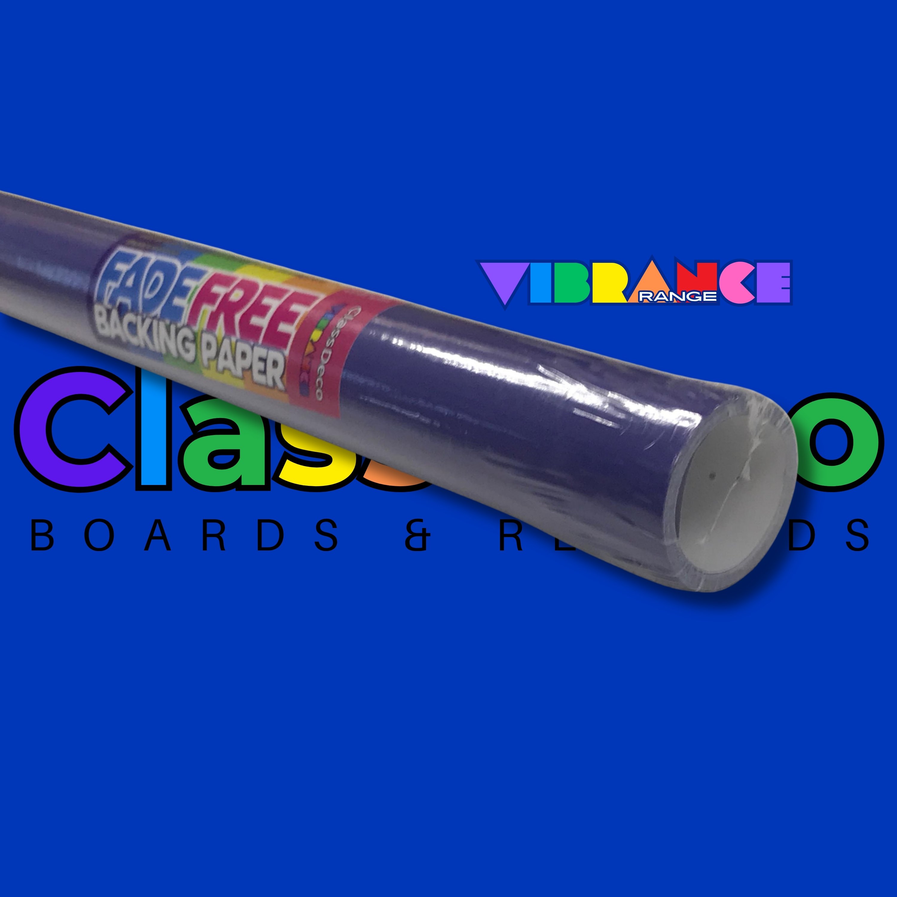 FadeFree Backing Paper - "Vibrance" Dark Blue (3.6m) 