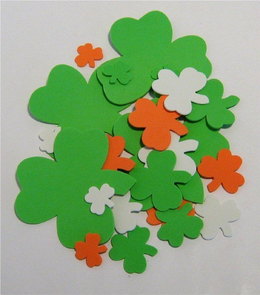 Foam Shapes - Shamrocks (22)