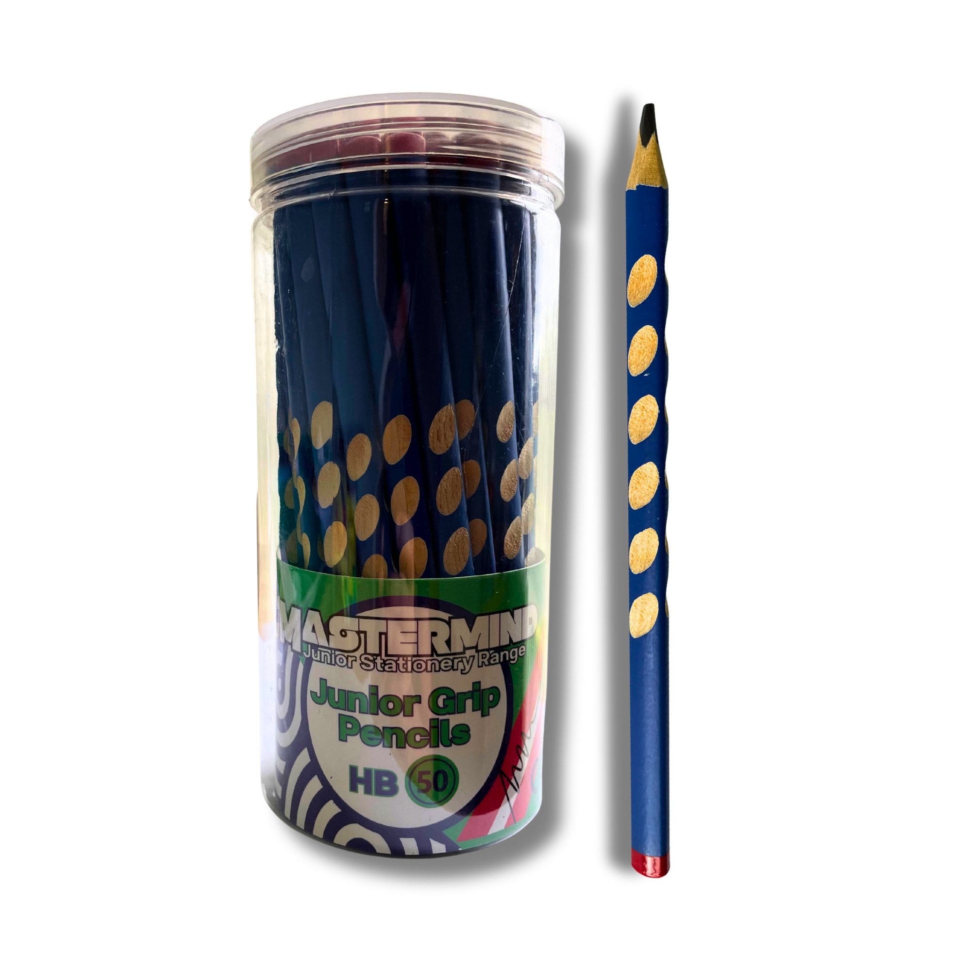 Mastermind Junior Grip Triangle Pencil - 50 pack