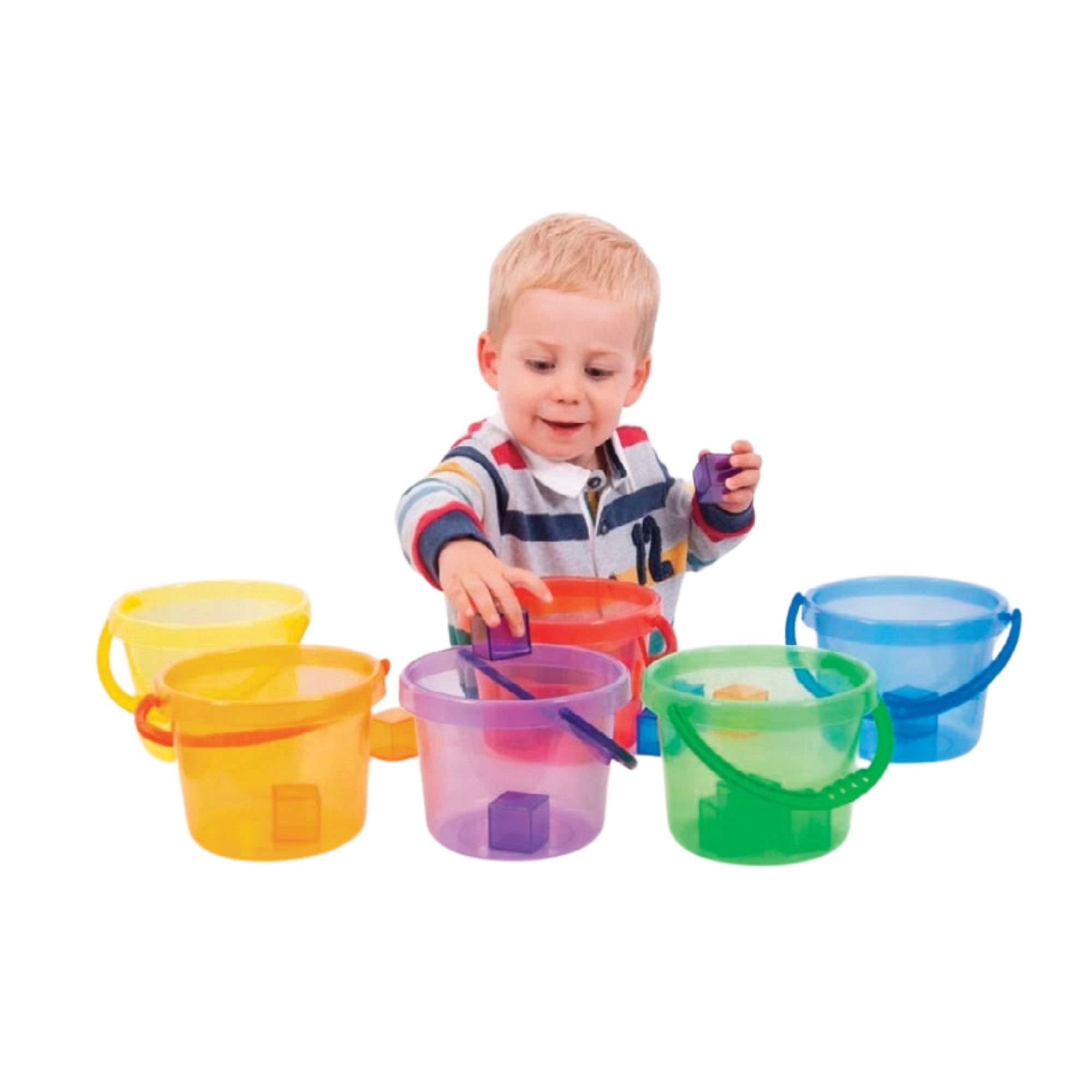 Translucent Colours Bucket Set (6)
