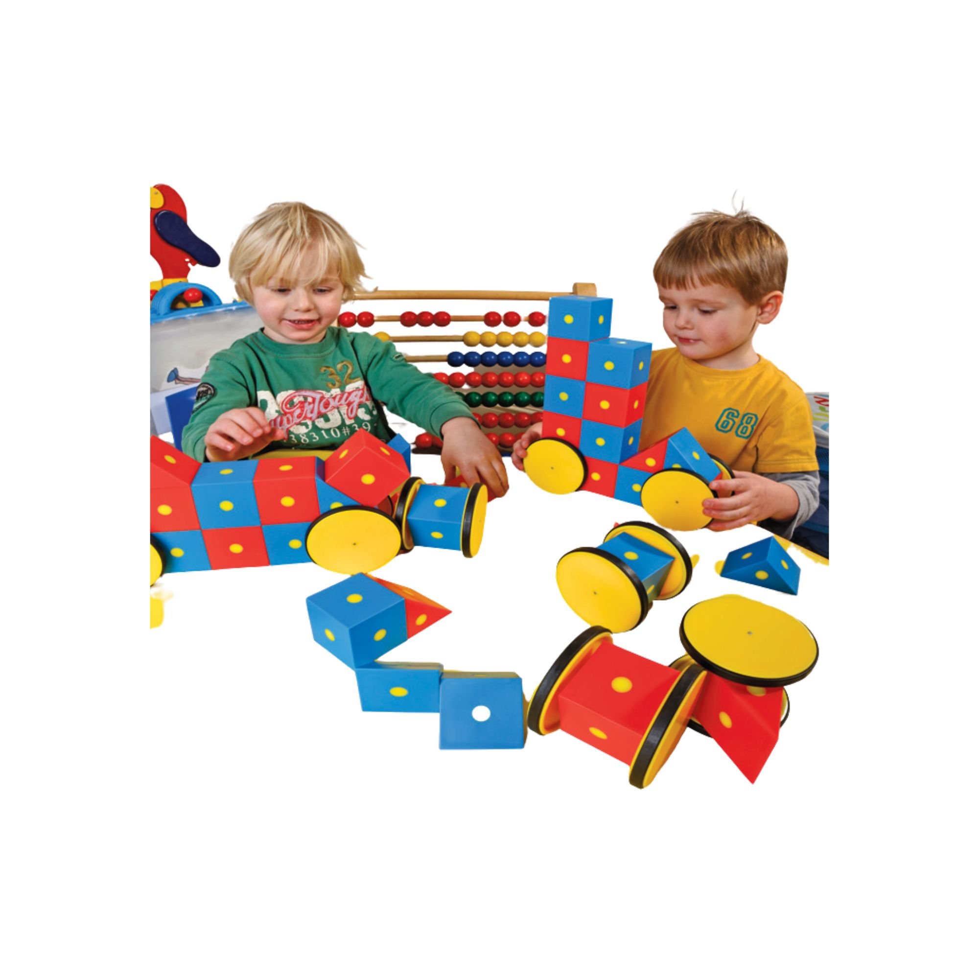 Polydron - Junior Magnetic Blocks & Wheel