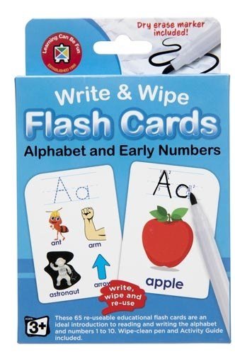 Write and Wipe Flash Cards - Alphabet 