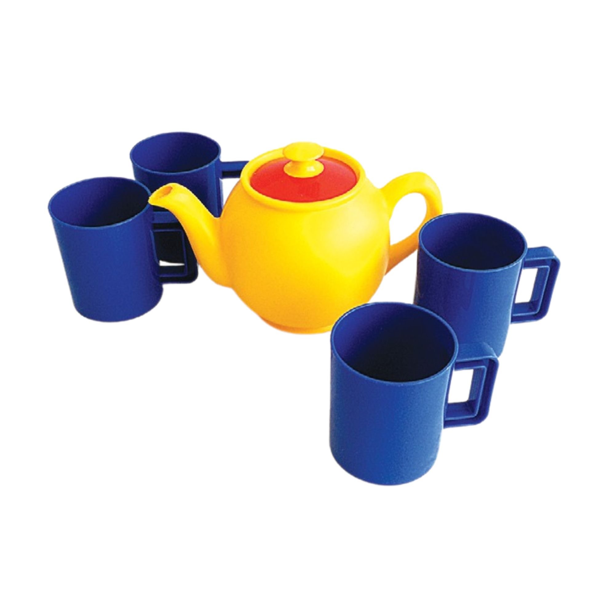 Teapot and 4 Mugs (5 Piece)