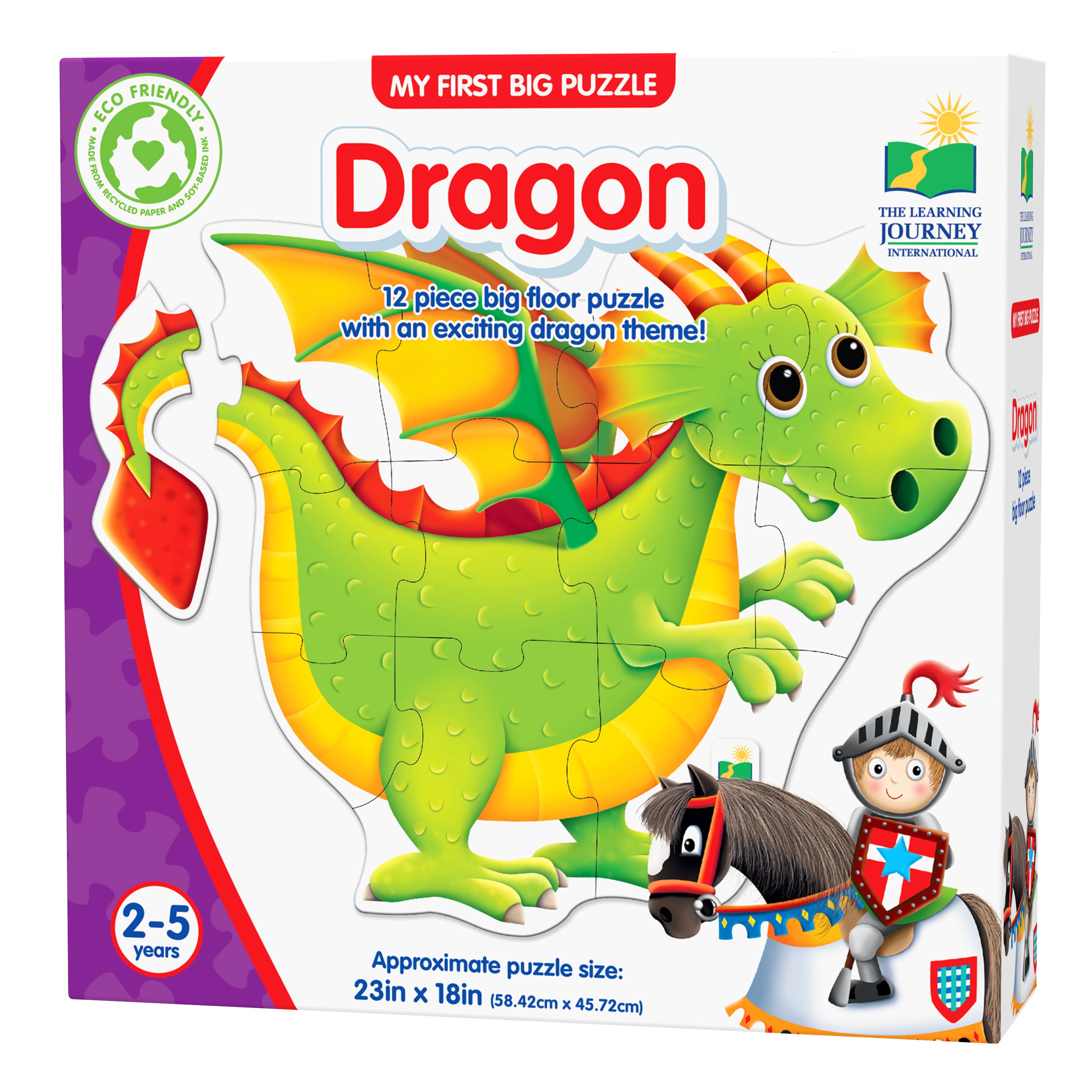 My First Big Puzzle - Dragon Floor Puzzle (12 piece)
