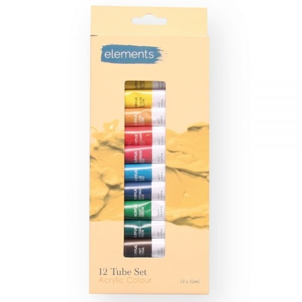 Elements Acrylic Colours (12)