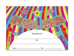 Award Certificates - Special Award (20)