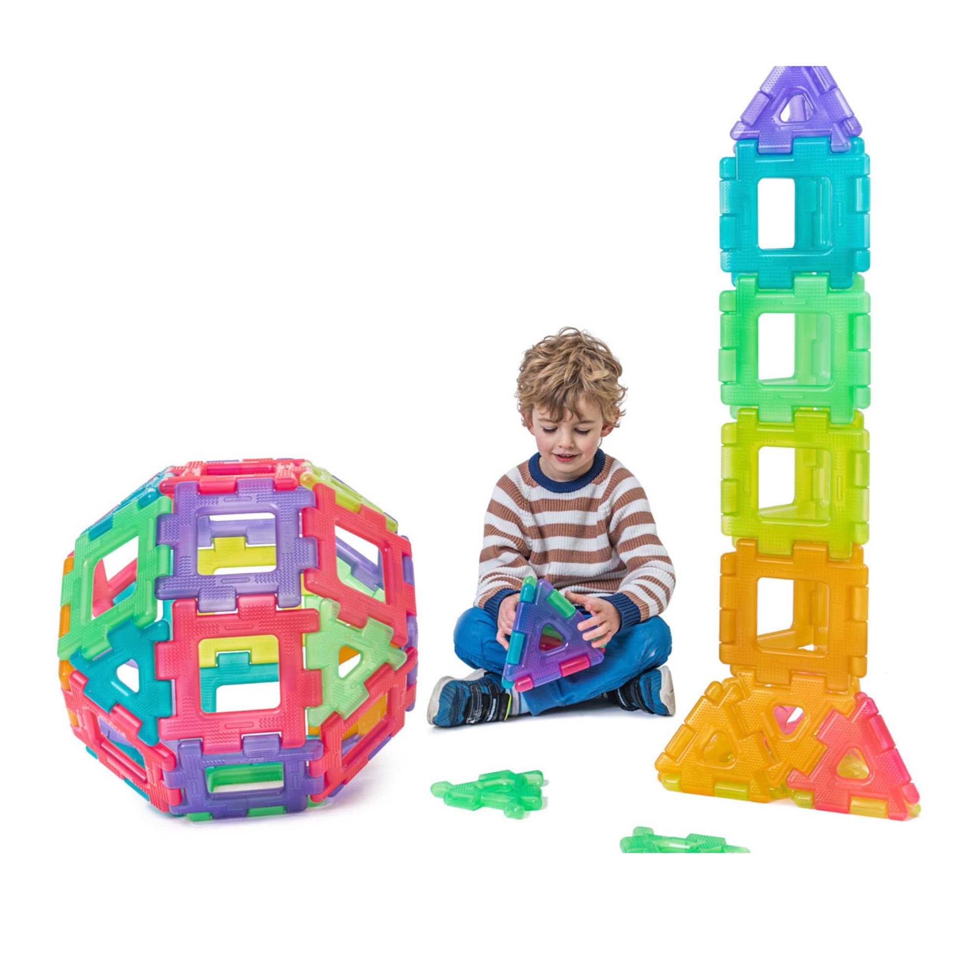 Polydron - Giant Polydron Translucent Set (60)