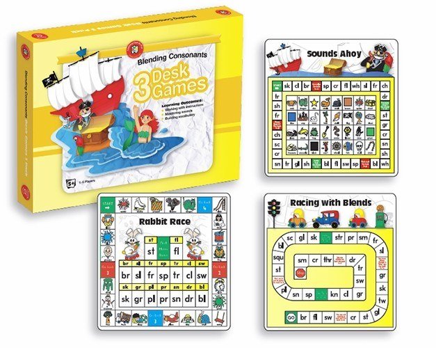 Desk Game - Blending Consonant (Set Of 3)