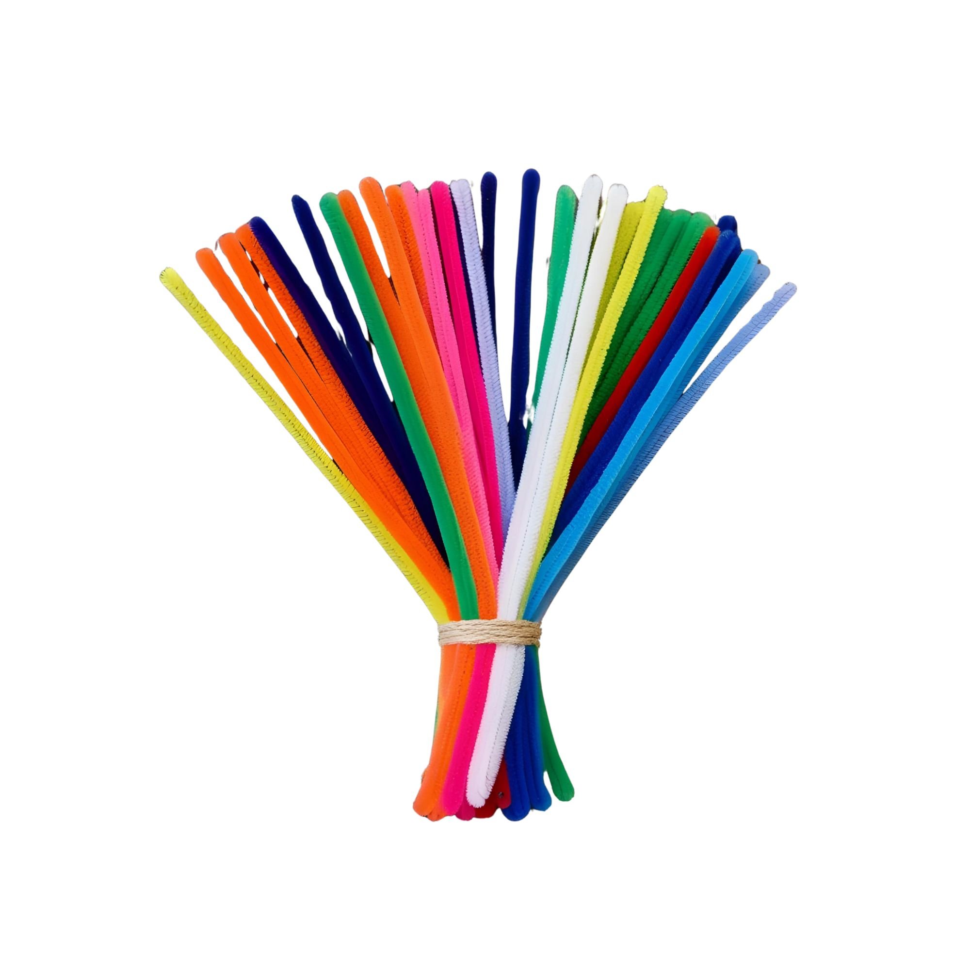 Pipe Cleaners - Assorted Cols 15cm (50 piece)
