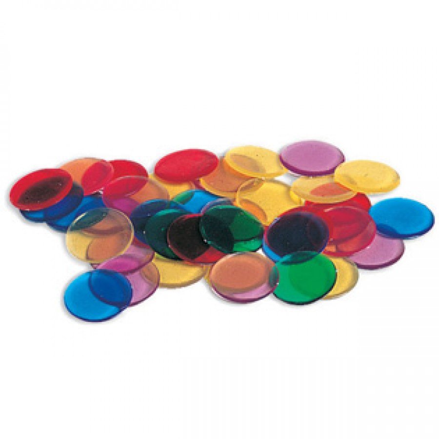 Counters - 19mm Transparent (250 pieces)