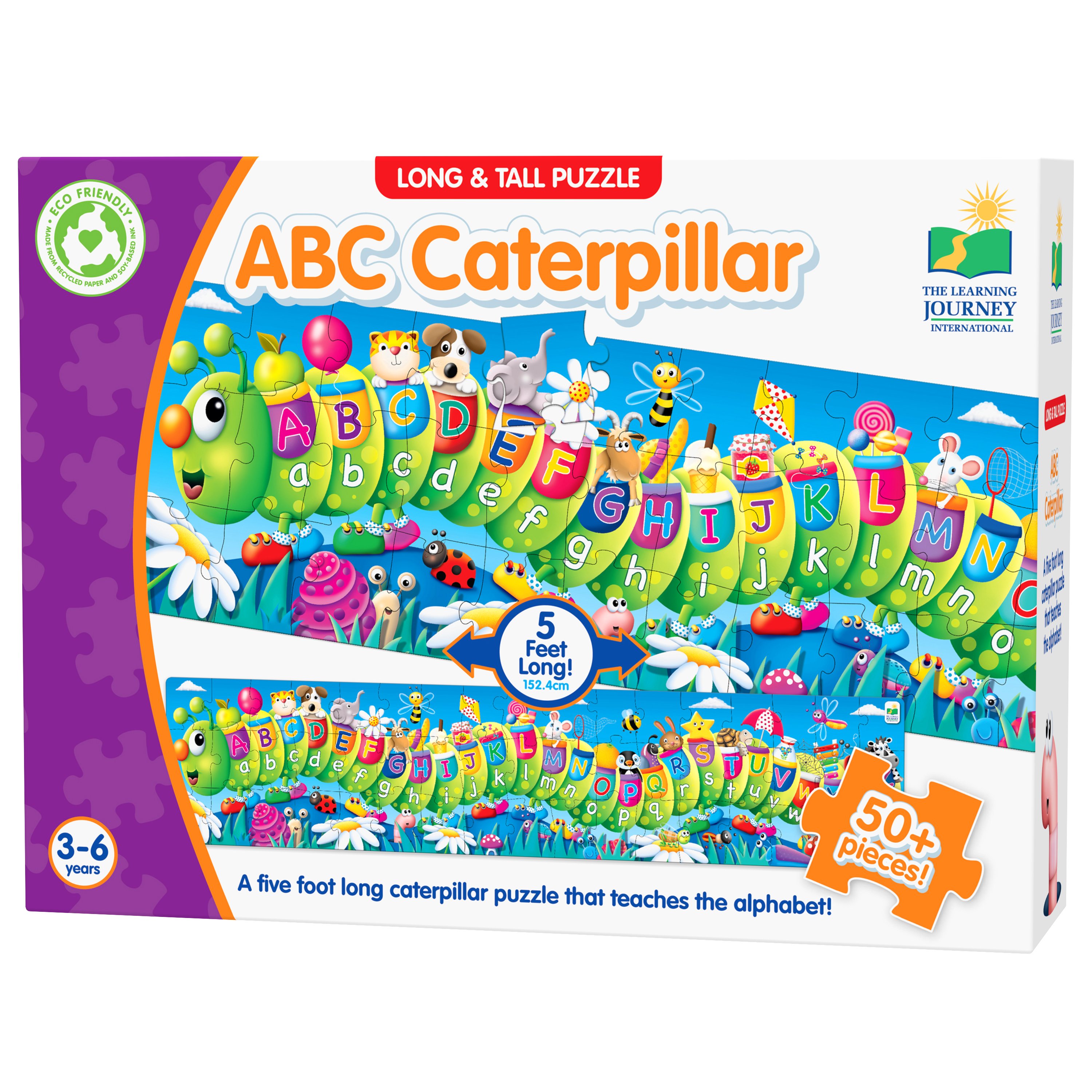 Long & Tall Puzzle -  ABC Caterpillar Puzzle