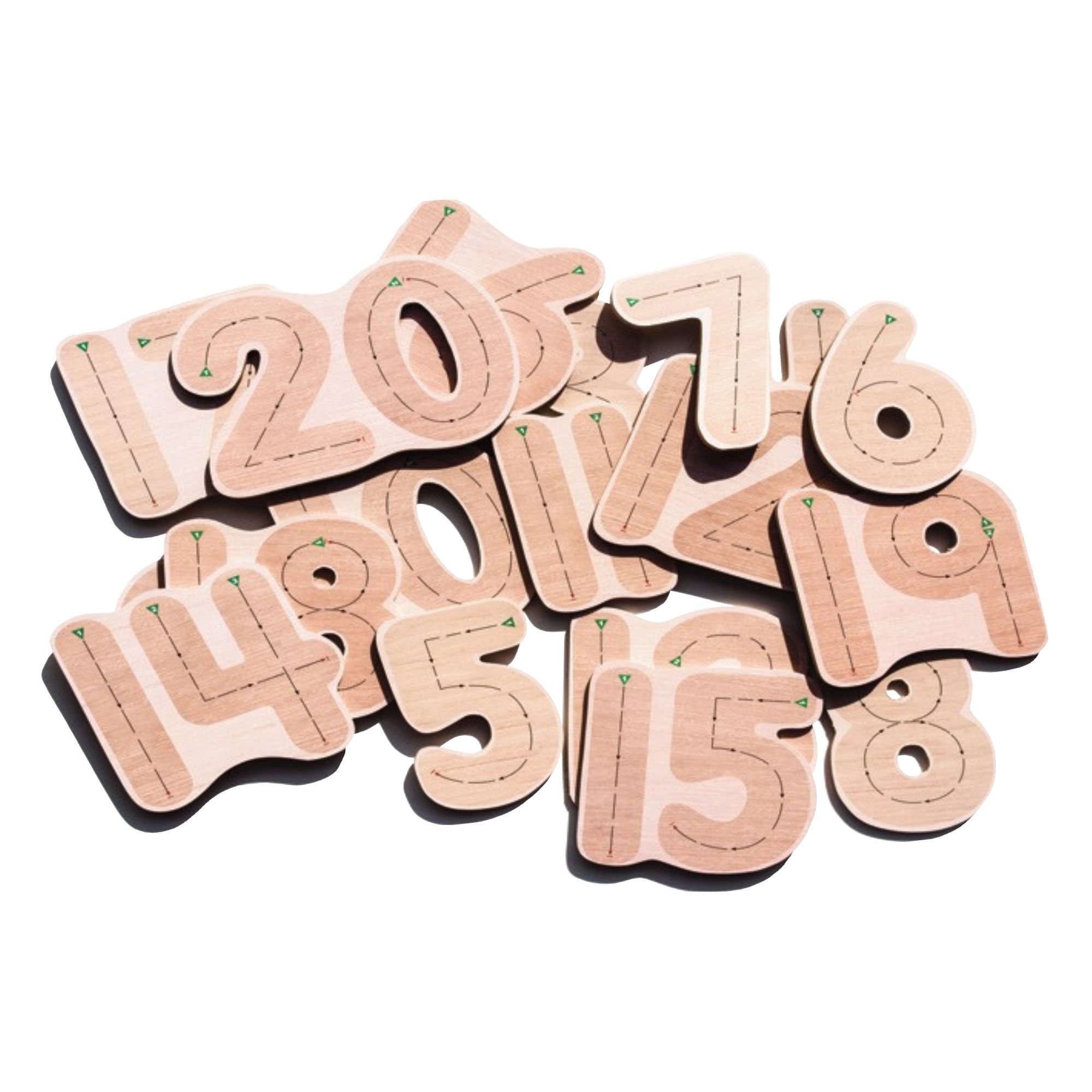 Wooden Number Formation (20 piece)