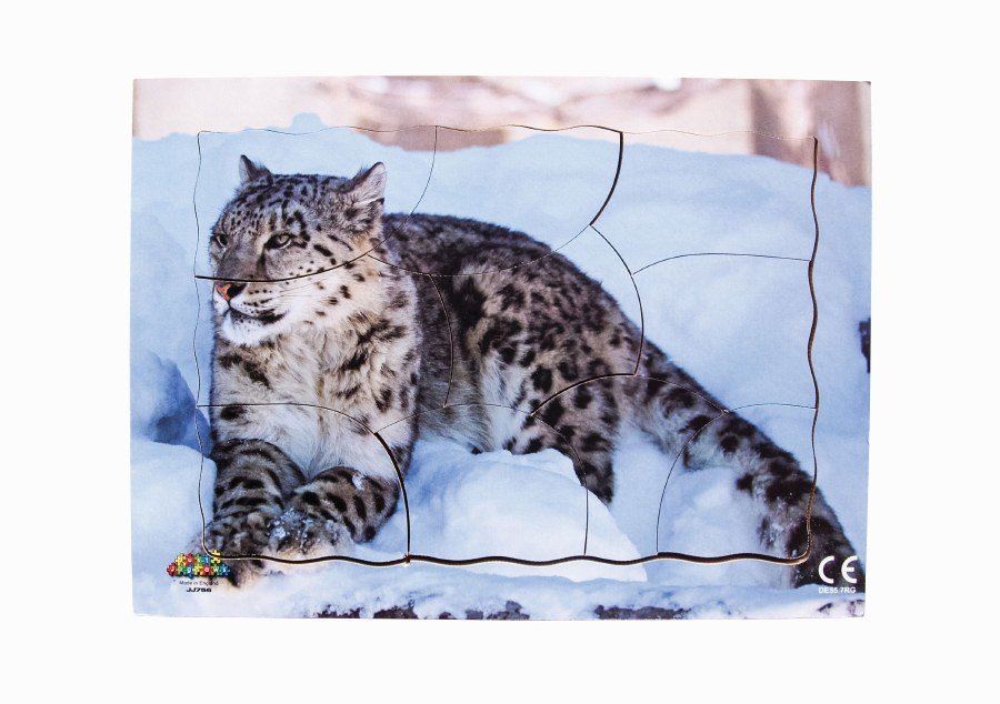 Jigsaw - Endangered Animals - Snow Leopard (10 piece)