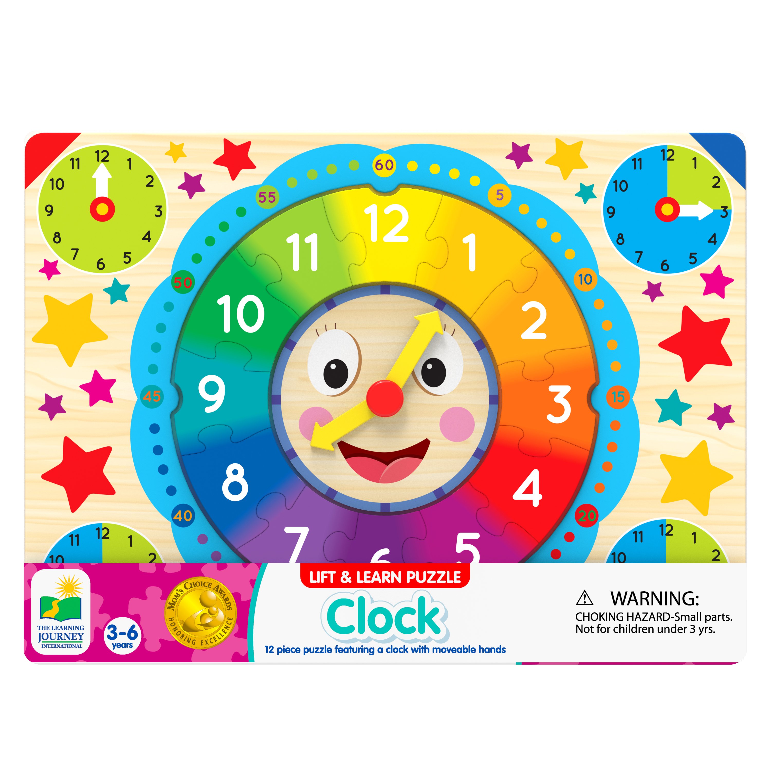 Lift & Learn - Clock Puzzle